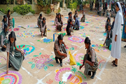 Little Flower Cbse Innovative School-Rangoli Competition